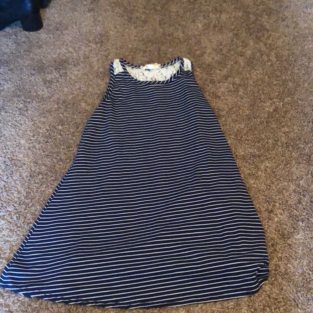 Navy blue summer dress
